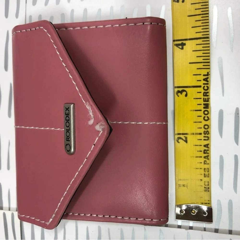 Rolodex pink wallet